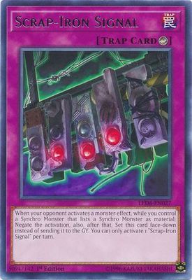 Scrap-Iron Signal - LED6-EN027 - Rare 1st Edition Legendary Duelists: Magical Hero 1st Edition Singles (espanol)