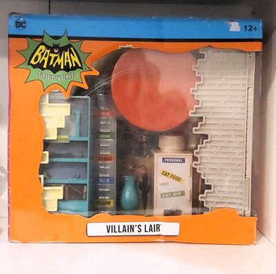 TS McFarlane Toys Batman Retro Classic TV Series 1960s Villain&#39;s Lair DC Comics