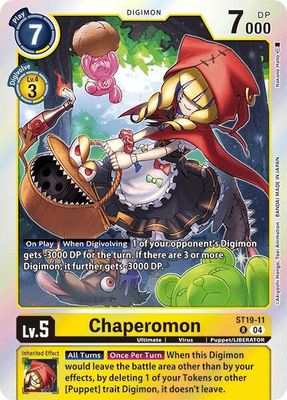 SHD Chaperomon - Starter Deck 19: Fable Waltz (ST19) Starter Deck 19: Fable Waltz