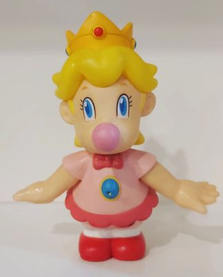 SH5 Baby Princess Peach Sofubi 2009 Nintendo Mario Bros