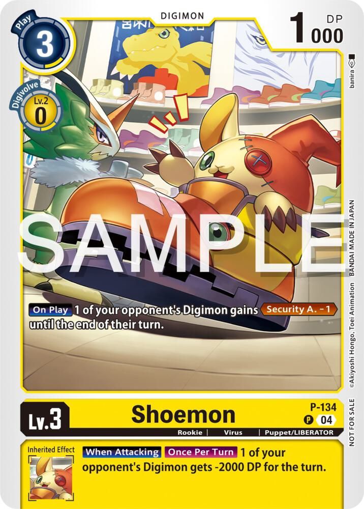 SHD Shoemon (Digimon Liberator Promotion Pack) - Digimon Promotion Cards (D-PR) Digimon Promotion Cards