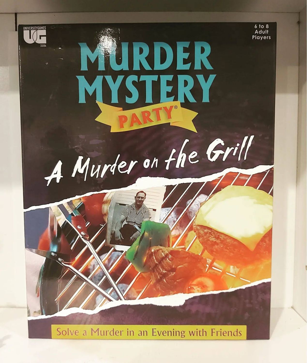 BAF1 Murder Mystery Party A Murder On The Grill Game 6 - 8 Adult Players (ingles)