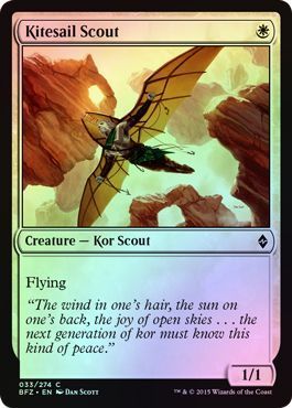 Kitesail Scout 033/274 - Foil Battle for Zendikar Foil Singles (Español)