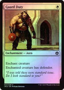 Guard Duty 022/249 - Foil Iconic Masters Foil Singles