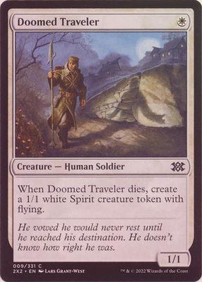 GA Doomed Traveler 009/331 - Foil Double Masters 2022 Foil Singles