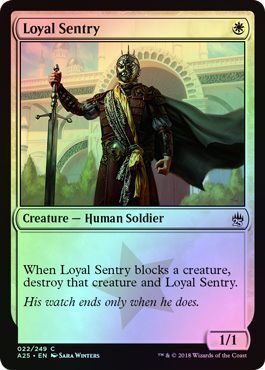 Loyal Sentry 022/249 - Foil Masters 25 Foil Singles