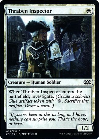 Thraben Inspector 035/332 - Foil Double Masters Foil Singles
