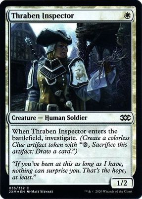 Thraben Inspector 035/332 - Foil Double Masters Foil Singles
