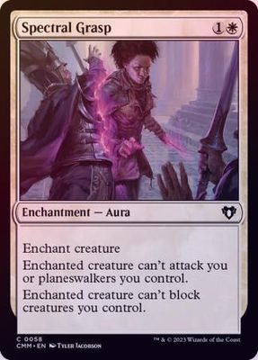 Spectral Grasp 0058 - Foil Commander Masters Foil Singles