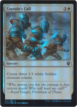 Captain&#39;s Call 015/361 - Foil Commander Legends Foil Singles