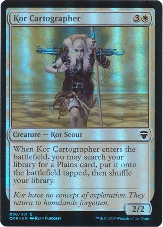 Kor Cartographer 030/361 - Foil Commander Legends Foil Singles
