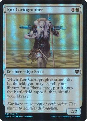 Kor Cartographer 030/361 - Foil Commander Legends Foil Singles