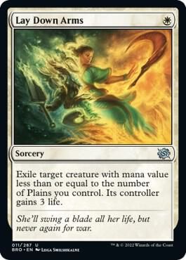 Lay Down Arms - The Brothers&#39; War (Foil) The Brothers&#39; War