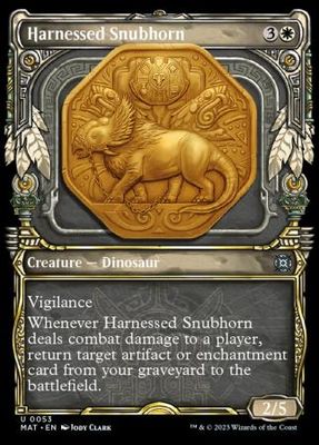 Harnessed Snubhorn 0053 Showcase MOM: The Aftermath Collector Booster Singles