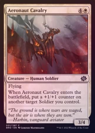 Aeronaut Cavalry 001/287 - Foil The Brothers&#39; War Foil Singles