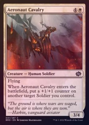 Aeronaut Cavalry 001/287 - Foil The Brothers&#39; War Foil Singles