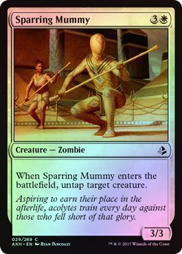 Sparring Mummy 029/269 - Foil Amonkhet Foil Singles