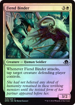 Fiend Binder 026/205 - Foil Eldritch Moon Foil Singles (Frances)