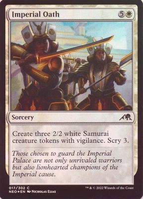 Imperial Oath 017/302 - Foil Kamigawa Neon Dynasty Foil Singles
