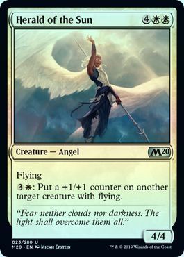 Herald of the Sun 023/280 - Foil Magic 2020 (M20) Foil Singles(Español)