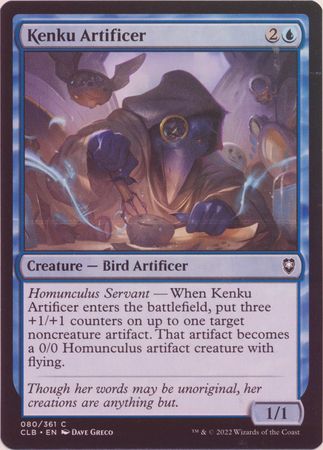 Kenku Artificer 080/361 - Foil Commander Legends: Battle for Baldur&#39;s Gate Foil Singles