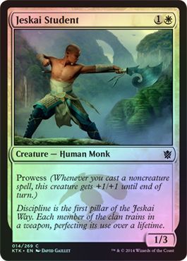 Jeskai Student - Foil 014/269 Khans of Tarkir Foil Singles