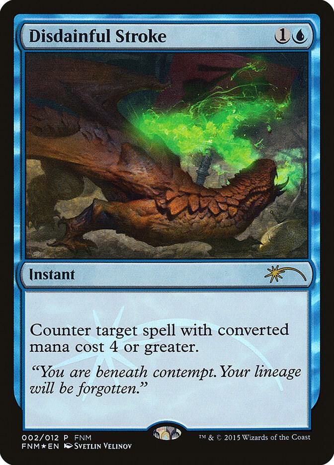 Disdainful Stroke - FNM Promos (Foil) FNM Promos (Español)