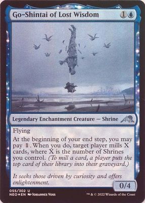 Go-Shintai of Lost Wisdom 055/302 - Foil Kamigawa Neon Dynasty Foil Singles