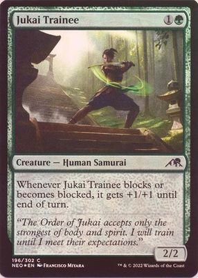 Jukai Trainee 196/302 - Foil Kamigawa Neon Dynasty Foil Singles