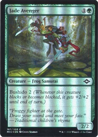 Jade Avenger 167/303 - Foil Modern Horizons 2 Foil Singles