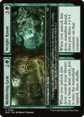 Moldering Gym // Weight Room - Duskmourn: House of Horror (DSK) Duskmourn: House of Horror