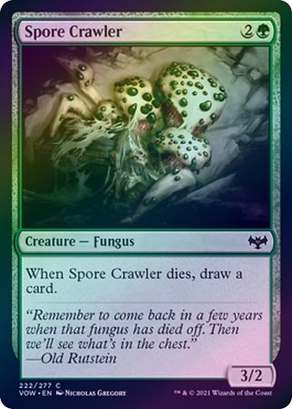 Spore Crawler 222/277 - Foil Innistrad: Crimson Vow Foil Singles
