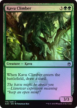 Kavu Climber 175/249 - Foil Masters 25 Foil Singles