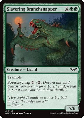 Slavering Branchsnapper - Duskmourn: House of Horror (Foil) Duskmourn: House of Horror