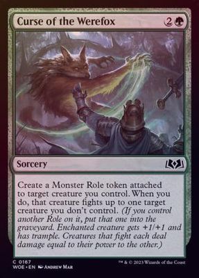 Curse of the Werefox 0167 - Foil Wilds of Eldraine Foil Singles