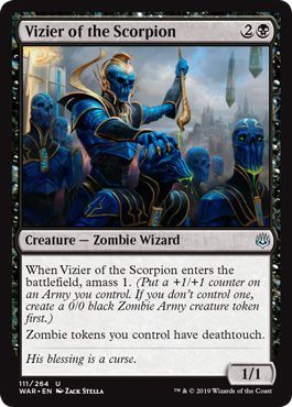 Vizier of the Scorpion 111/264 - War of the Spark Singles
