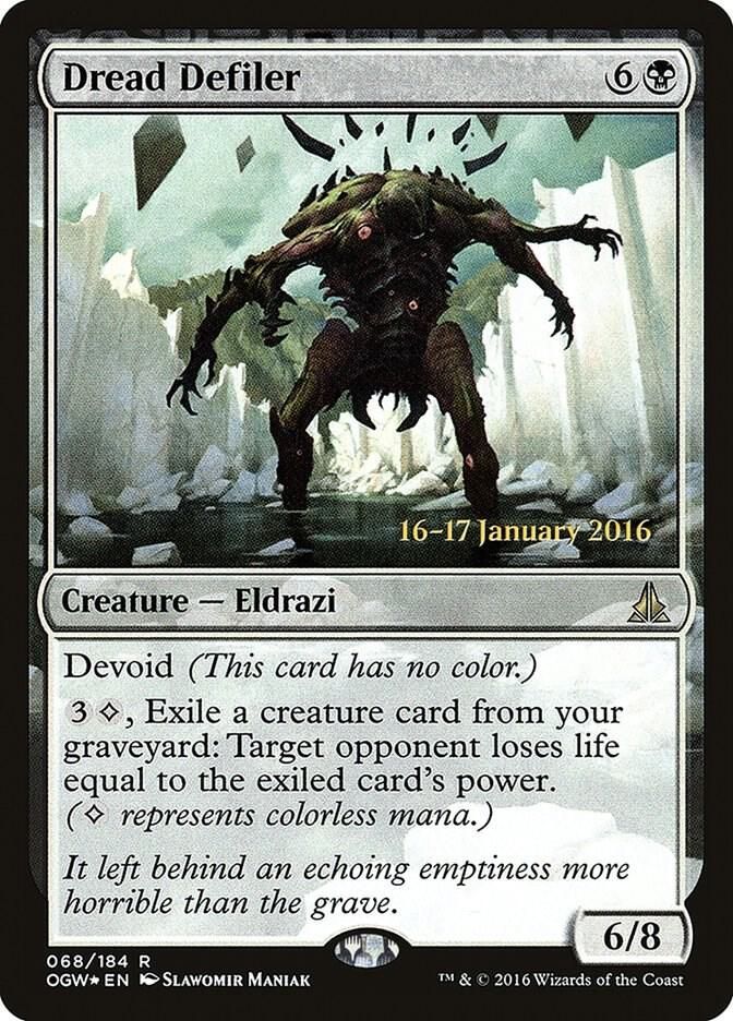 Dread Defiler - Prerelease Cards (PRE) Prerelease Cards (Español)