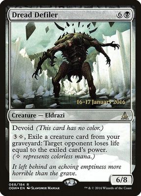 Dread Defiler - Prerelease Cards (PRE) Prerelease Cards (Español)