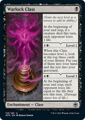 Warlock Class 125/281 Adventures in the Forgotten Realms Singles
