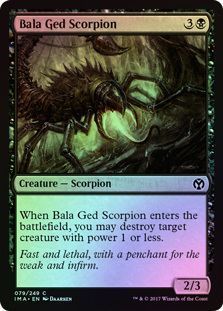 Bala Ged Scorpion 079/249 - Foil Iconic Masters Foil Singles