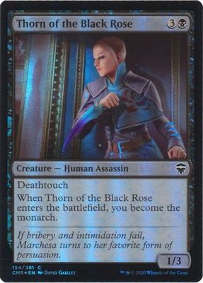 Thorn of the Black Rose 154/361 - Foil Commander Legends Foil Singles