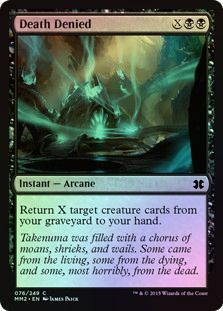 Death Denied 076/249 - Foil Modern Masters 2015 Foil Singles