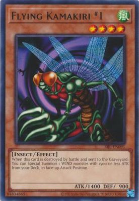 Flying Kamakiri #1 - SRL-EN091 - Rare Unlimited (25th Reprint) Spell Ruler 25th Anniversary Singles