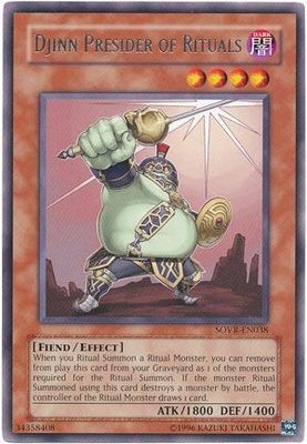 Djinn Presider of Rituals - SOVR-EN038 - Rare 1st Edition Stardust Overdrive [SOVR] 1st Edition Singles