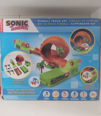TS Sonic The Hedgehog Pinball Green Hill Zone Pinball Track Play Set