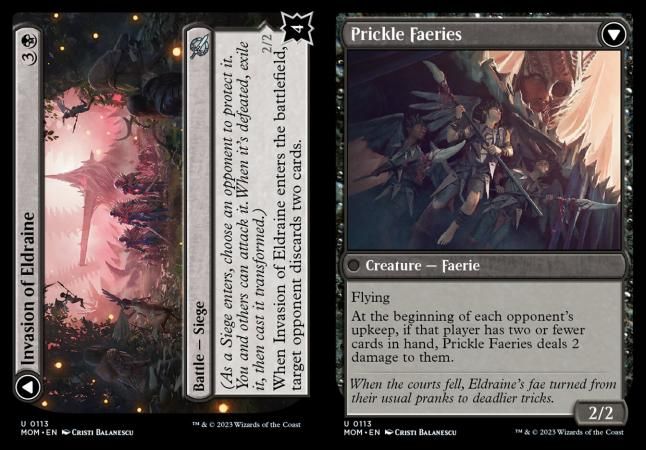 Invasion of Eldraine // Prickle Faeries 0113 - March of the Machine Singles