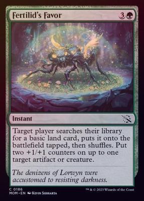 Fertilid&#39;s Favor 0186 - Foil March of the Machine Foil Singles