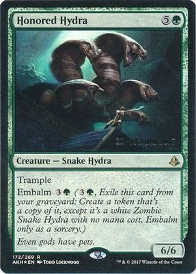 Honored Hydra 172/269 - AKH Pre-Release Foil Promo Magic: The Gathering Promo Cards (Español)