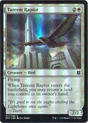 Tazeem Raptor 043/280 - Foil Zendikar Rising Foil Singles (Español)