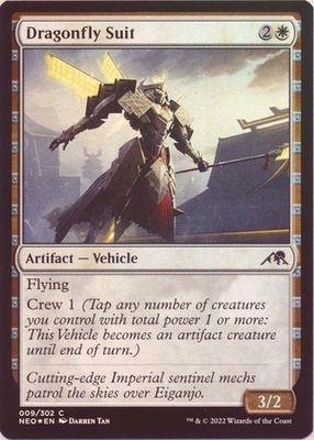 Dragonfly Suit 009/302 - Foil Kamigawa Neon Dynasty Foil Singles